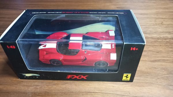 新品未開封 ミニカー 1/43 N5605 マテル MATTEL DL 1/43 フェラーリ FXX (レッド) エリート 完成品拍卖