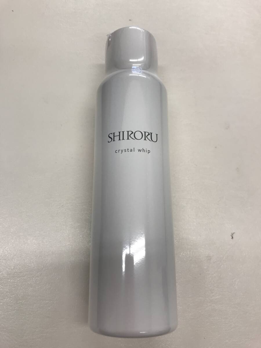 SHIRORU クリスタルホイップ 120g ホワイト 洗顔料 シロル 未開封 フィルムあり ~濃密泡~ #220449-53 在5 #221639‐53 在:5拍卖
