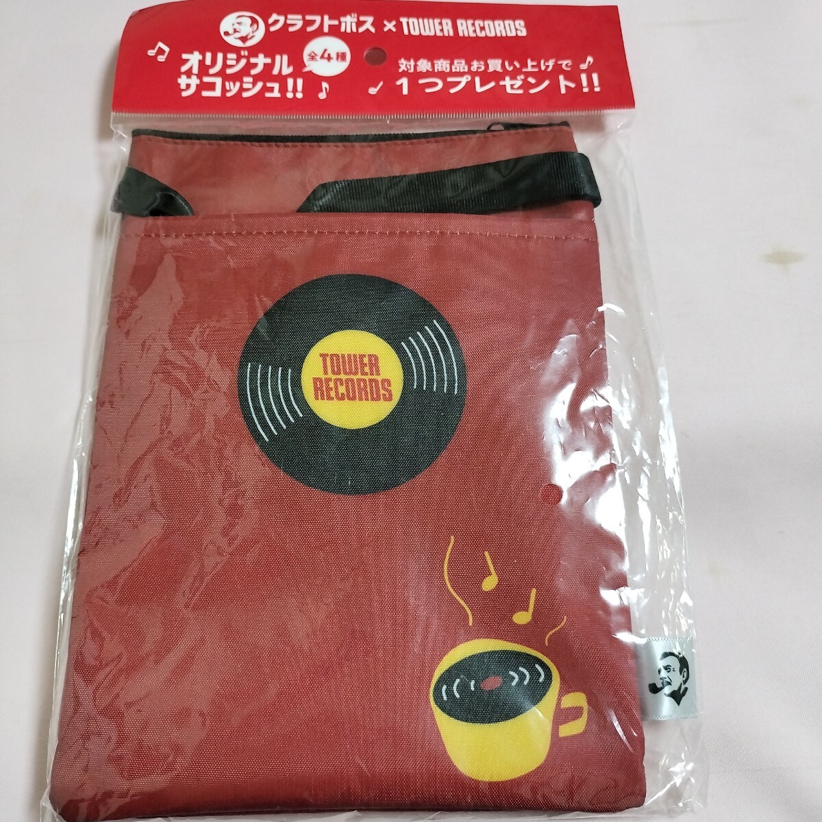 サコッシュ クラフトボス×TOWER RECORDS コラボ オリジナルサコッシュ <250716>拍卖
