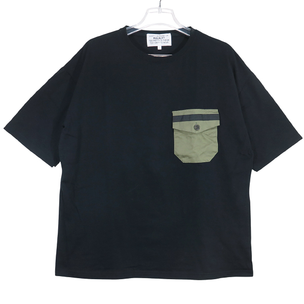 PEEL&LIFT ピールアンドリフト POCKET TEE PL21-CS005 ポケット Tシャツ ブラック ショートスリーブ カットソー ポケT サイズL other Julz拍卖