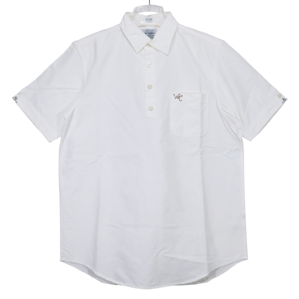 WTAPS ダブルタップス 10SS BC SS/SHIRTS.TRAD.CTN.OX 101SPDT-SHM03 ショートスリーブ シャツ コットン 半袖 サイズM ホワイト Julk拍卖