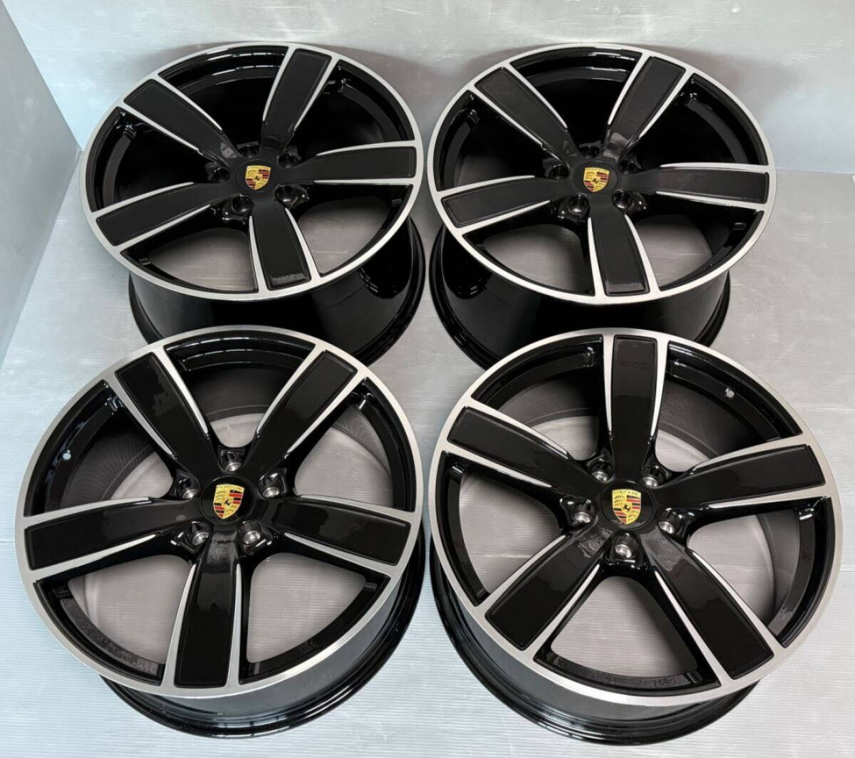 Porsche cayenne ポルシェ カイエン E3 9Y0 SPORT Speedline 22インチ ホイール4本セッ….69拍卖