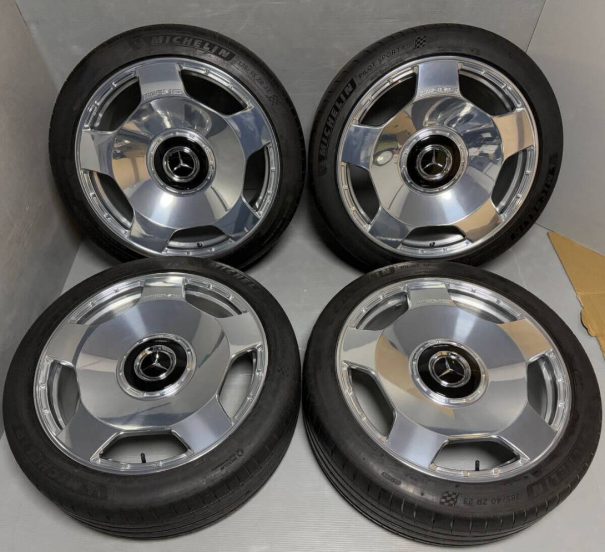 ベンツ AMG GLS 63 W167 23インチ 4本セット GLS 400 GLS 600 GLS 500 MAYBACH MICHELIN 2022/23年製拍卖