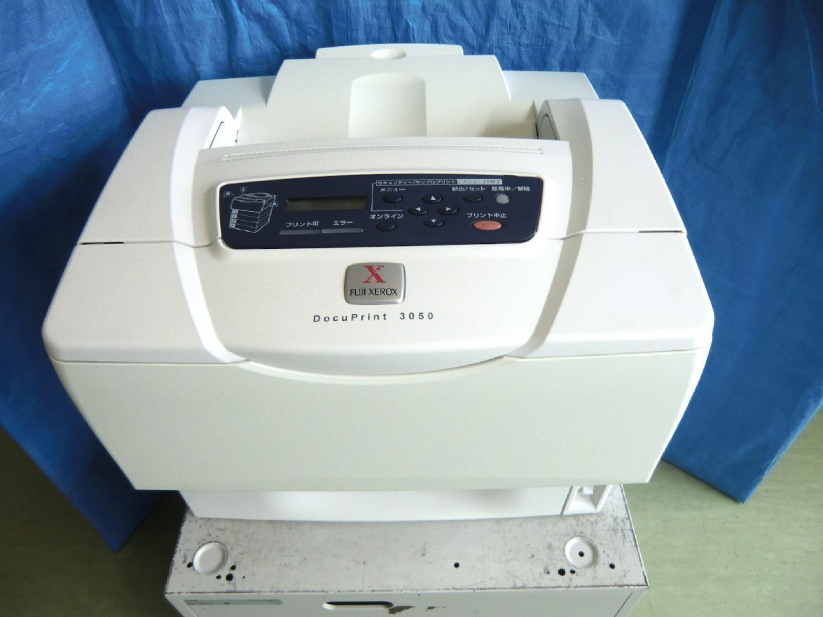 ◆中古レーザープリンタ 【富士XEROX Docuprint3050 】/印字枚数54,441枚/自動両面印刷対応/残量不明トナー◆拍卖