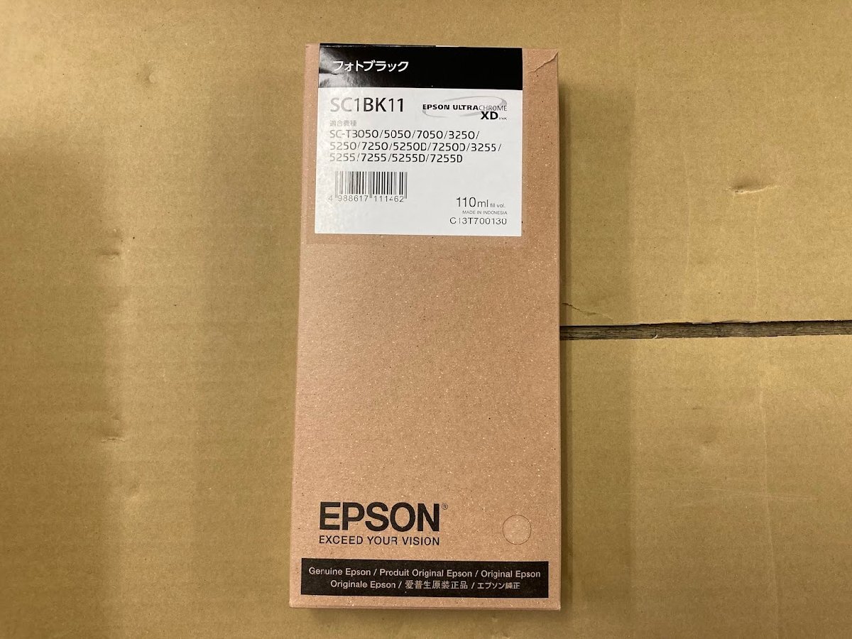 ◎アウトレット新品未使用純正品 エプソン 【EPSON インクカートリッジ SC1BK11 フォトブラック 110ml】◎2507281拍卖