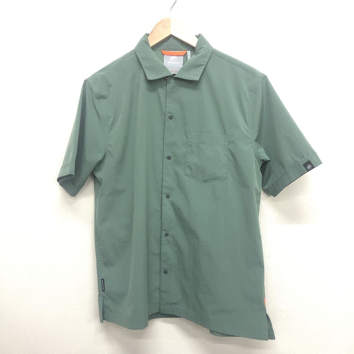 【MAMMUT】マムート★半袖シャツ サイズS ポリエステル グリーン 1015-01270 セオンシャツ アジアンフィットメン Seon Shirt AF Men 07拍卖