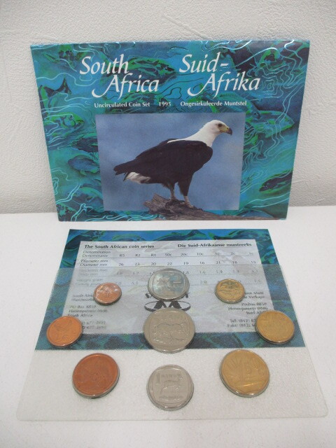 AAA9 南アフリカ 1995年 コイン 9種セット拍卖