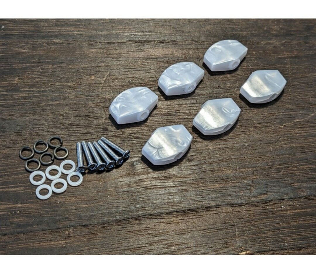 ペグボタン 6個 3:3 パーロイドボタン拍卖