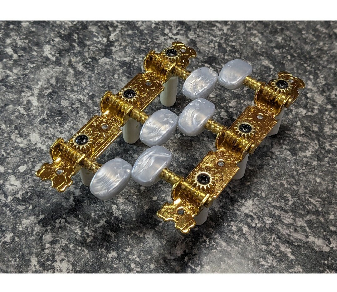 クラシックギター用 ペグ 未使用品 ゴールド拍卖
