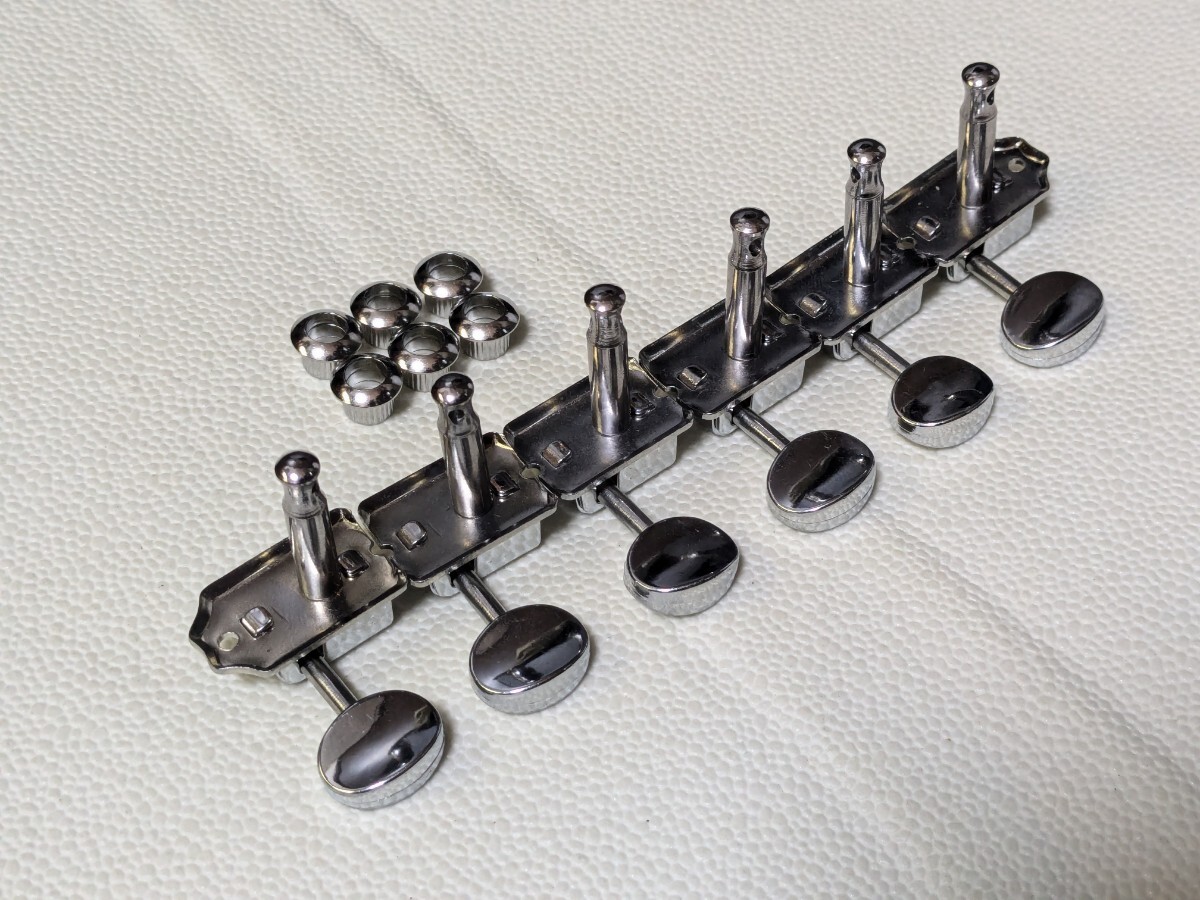 ギター用 ペグ 片側6連 未使用品 クルーソンタイプ 拍卖