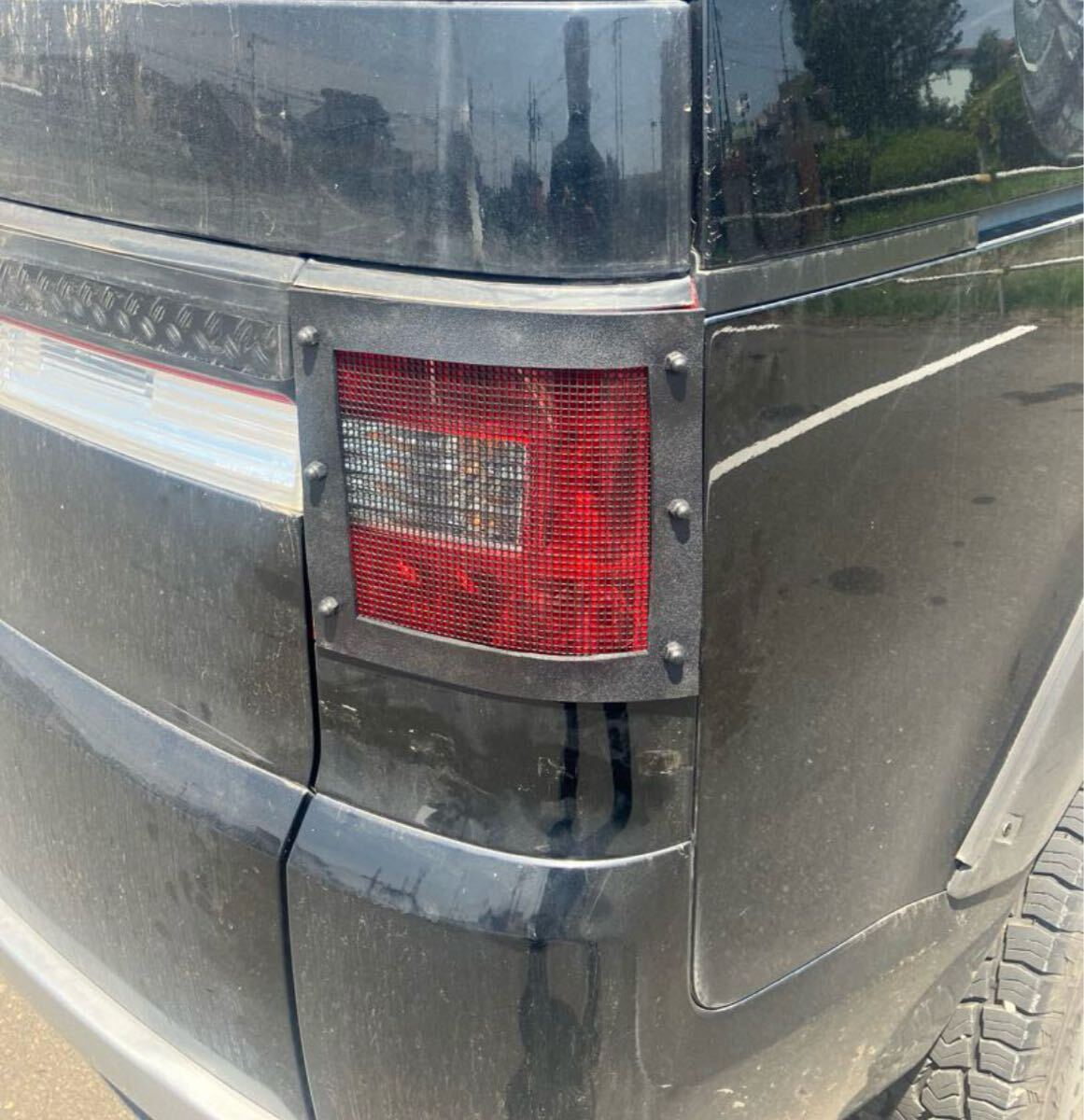 三菱 旧デリカd5 テールランプガード 左右拍卖