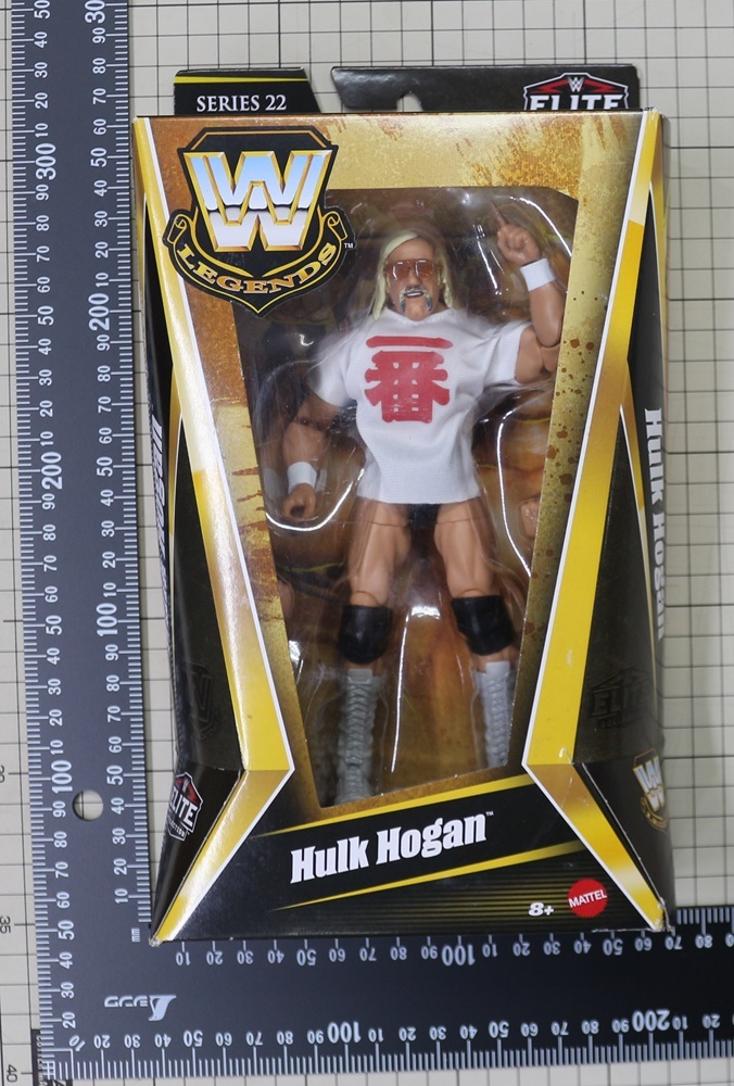 未開封♪ MATTEL WWE Legends Series 22 HULK HOGAN ハルク ホーガン 一番Tシャツ「白ブーツ」拍卖