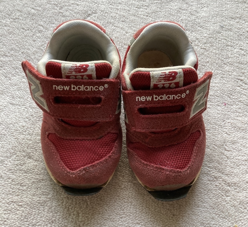 【格安】 Newbalance 子供用 スニーカー 13cm キッズシューズ ベビーシューズ 赤 拍卖