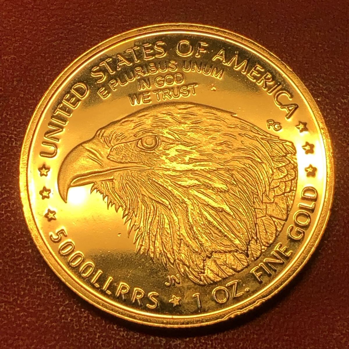 アメリカ リバティ 自由の女神 イーグル 記念硬貨 大型金貨 コインメダル 1オンス USA 古銭拍卖