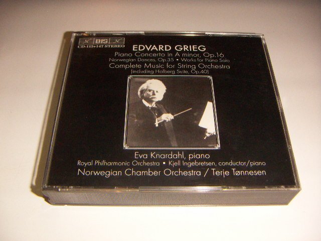 CD:グリーグ ピアノ協奏曲 イ短調 作品35 4手のためのノルウェー舞曲 作品35 クナルダール インゲブレッセン:2枚組拍卖