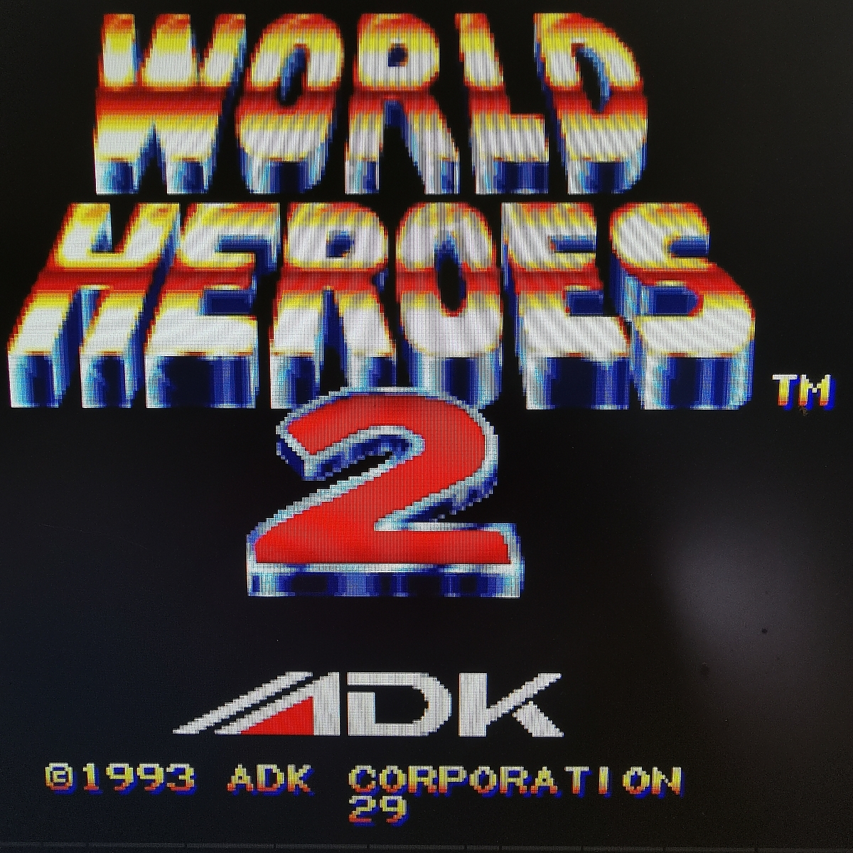 MVS ワールドヒーローズ2 SNK NEOGEO ROM 動作確認済み拍卖