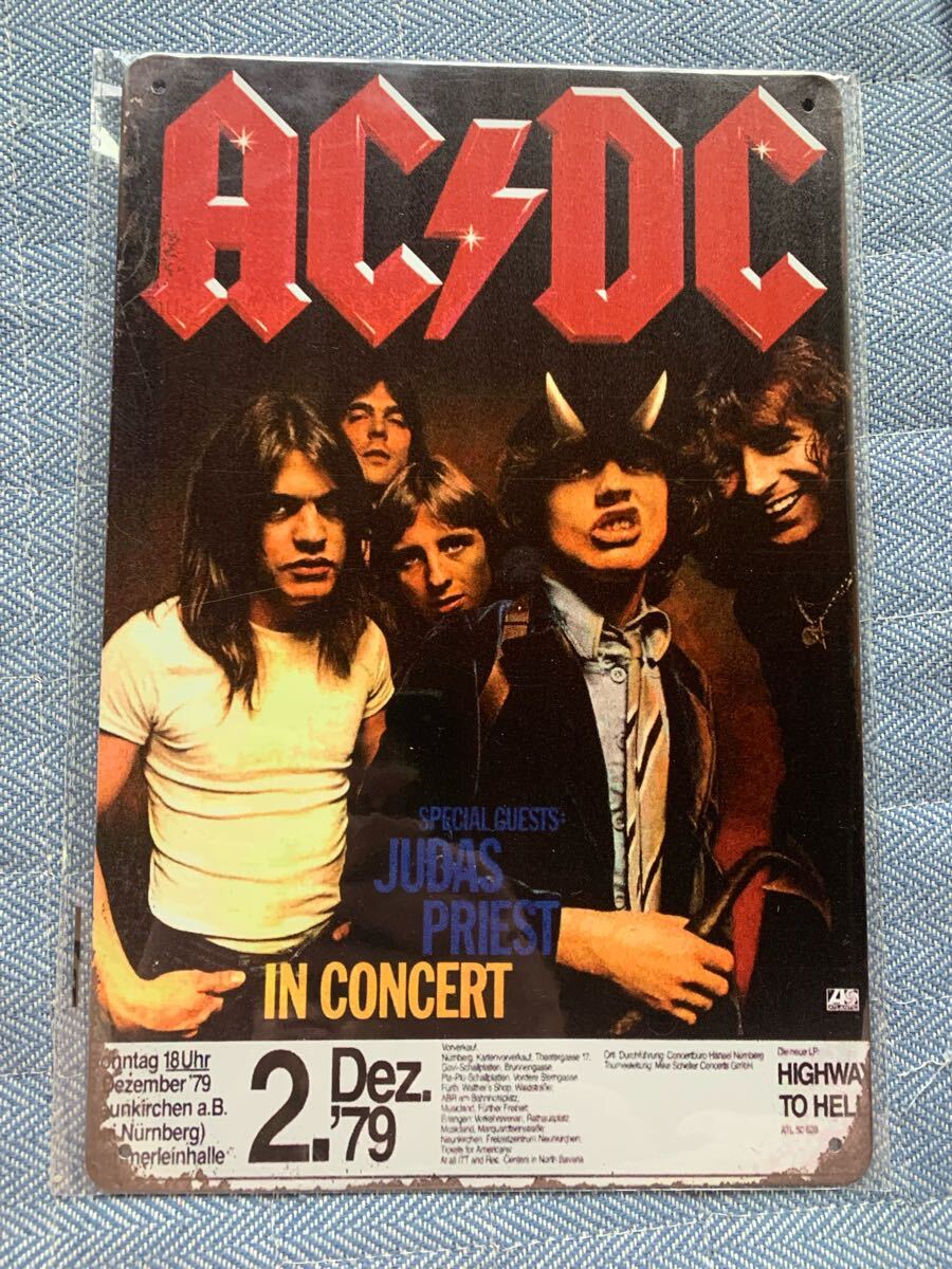 ブリキ看板 ヴィンテージ インテリア 雑貨 看板 メタル プレート 車庫 サインボード アメリカン雑貨 ACDC拍卖