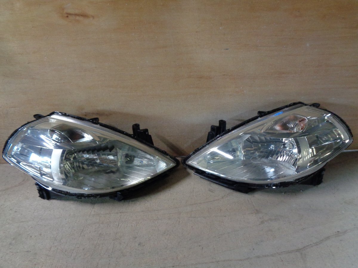 C11 ティーダ 純正 ハロゲン ヘッドライト 左右セット拍卖