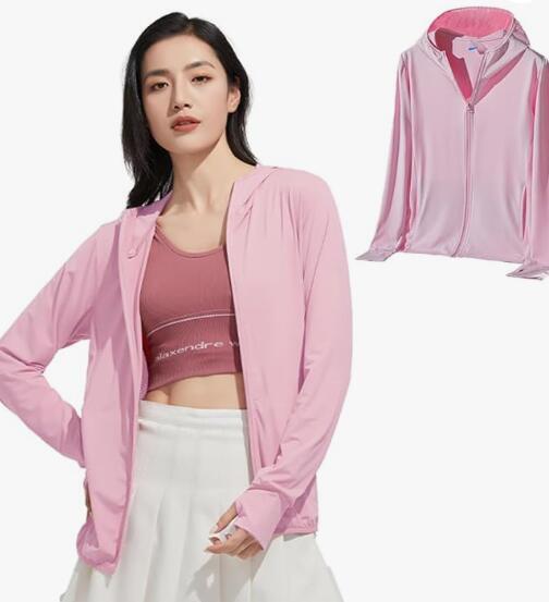 ュガード レディース 【UVカット&UPF50+】薄手 長袖 パーカー 軽量 涼しい 冷感 トップス 日焼け止め 水着拍卖