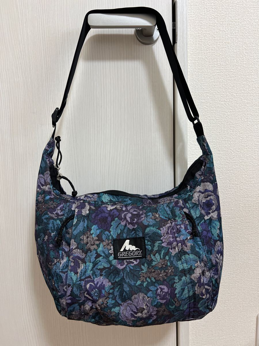 GREGORY グレゴリー ショルダーバッグ 旧ロゴ 旧タグ ショルダー サコッシュ タペストリー 花柄 拍卖
