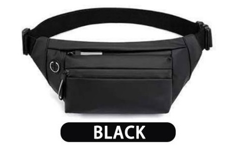【ウエストポーチ ブラック】メンズ 腰 小さめ 仕事用 防水 斜めがけ 斜め掛け 軽量 ウエストバッグ ボディバッグ拍卖
