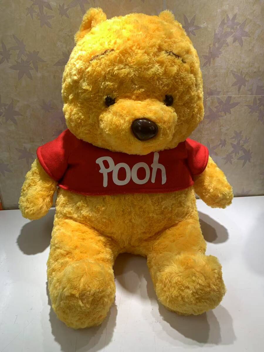 中古 くまのプーさん もふもふBIGぬいぐるみ拍卖