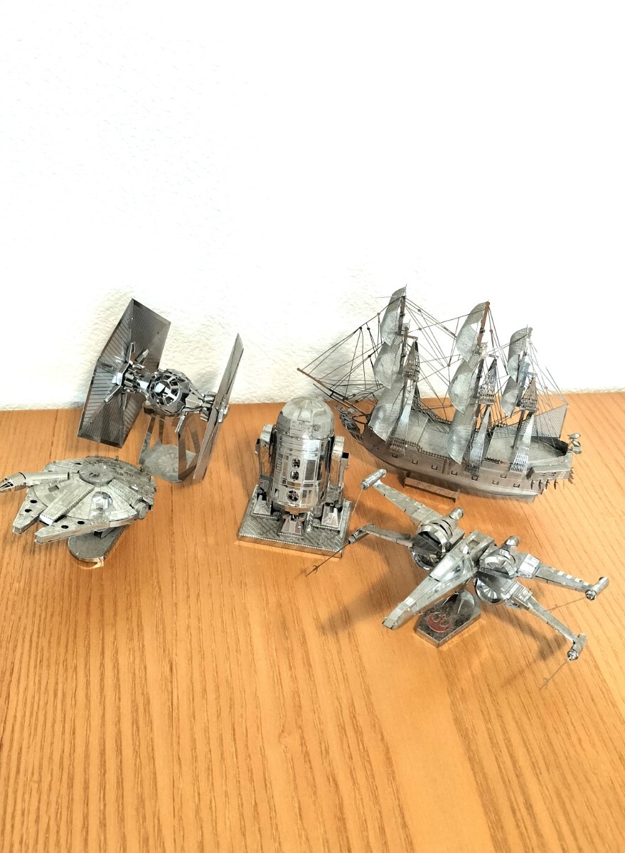 スター・ウォーズ メタリックナノパズル完成品 + 海賊船完成品拍卖