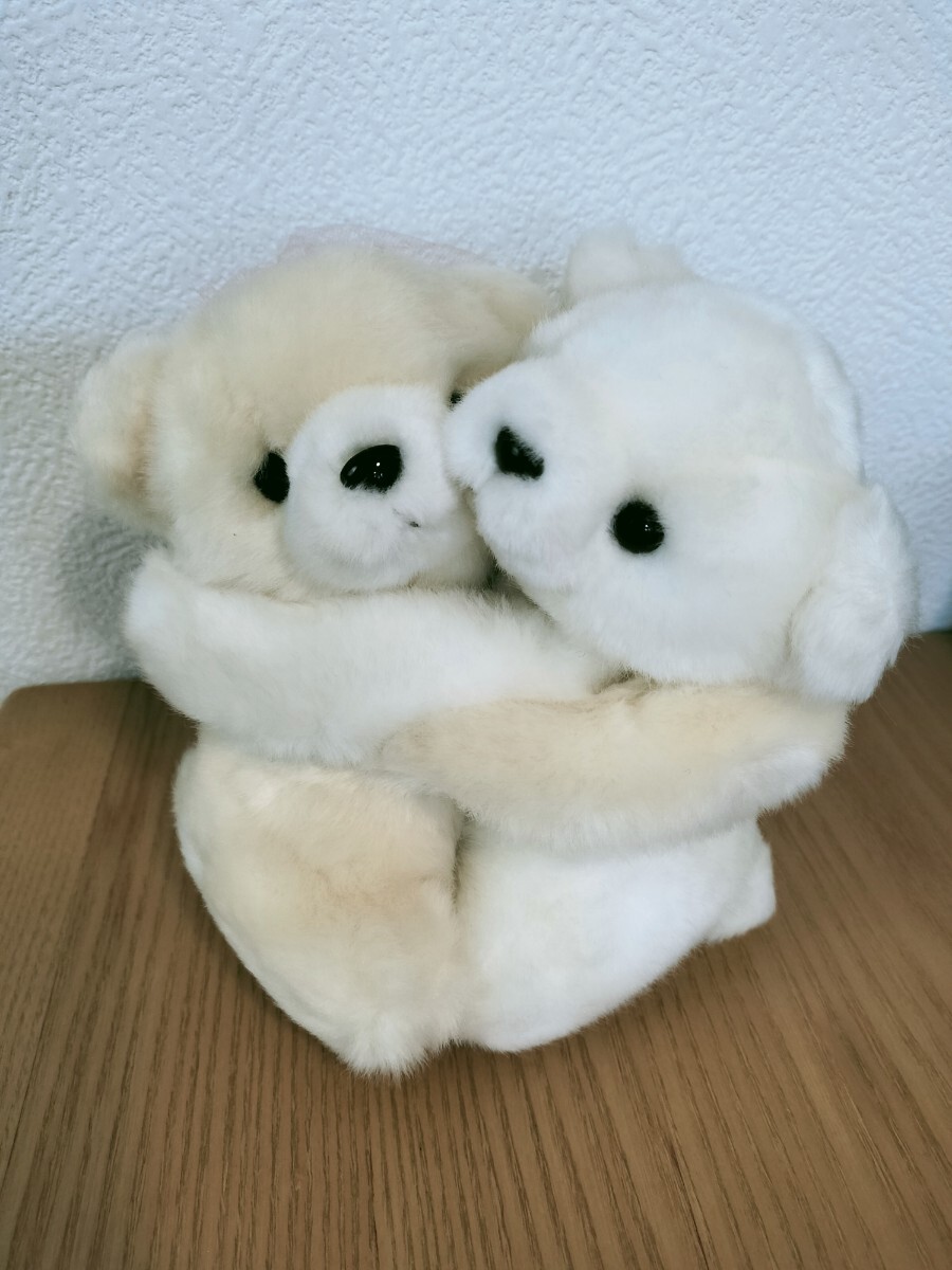 ラブラブ ペアクマのぬいぐるみ ウェディングベア拍卖