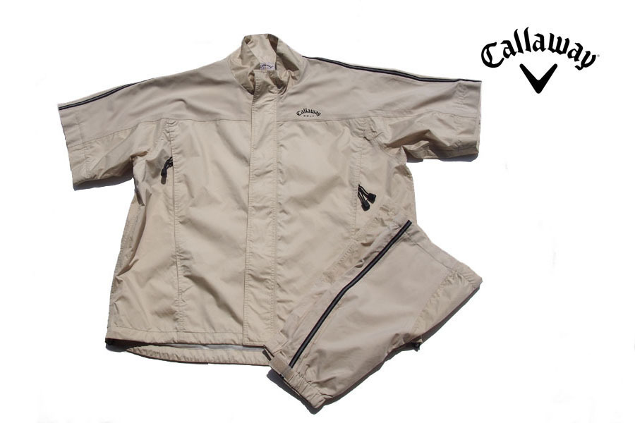 送料無料★【中古】キャロウェイ|Callaway|2WAYウィンドブレーカー|メンズゴルフウェア|LL拍卖