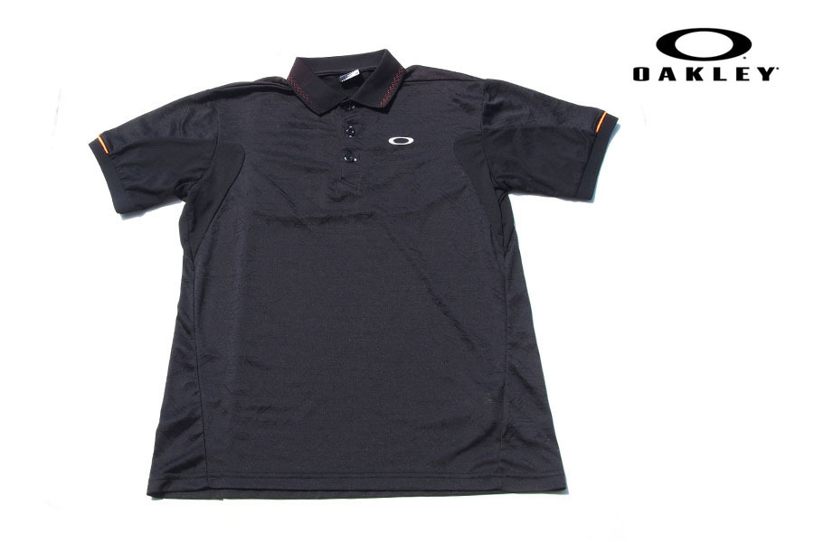 送料無料★【中古】オークリー|OAKLEY|半袖ポロシャツ|メンズゴルフウェア|M拍卖