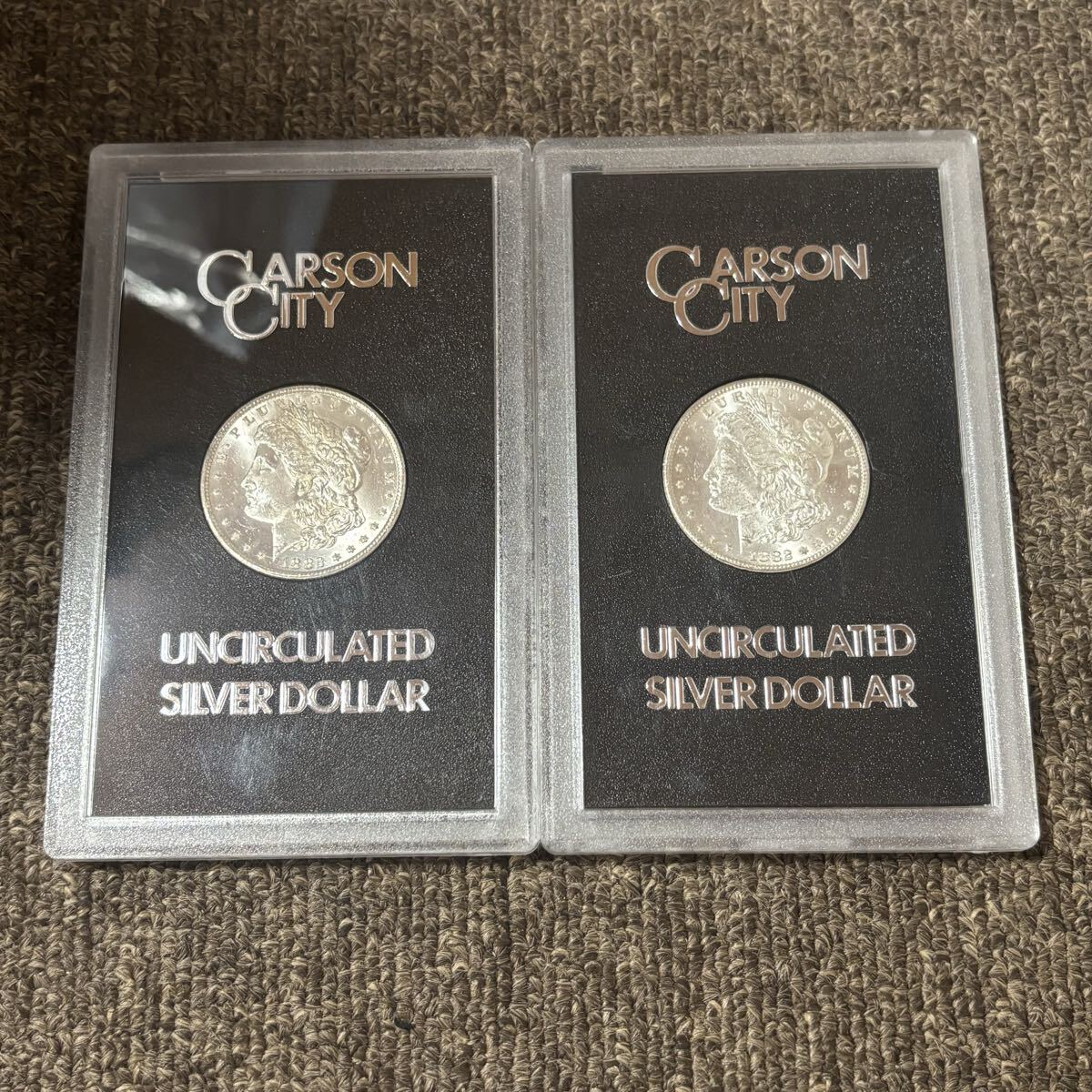 ⑩ 1882年 CARSON CITY カーソンシティ モルガンダラー 1ドル 銀貨 解説書なし拍卖