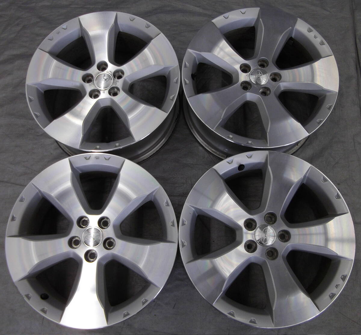 ☆●2506-AI2LL SUBARU スバル SH5 フォレスター 純正アルミ 7J 17in +48 PCD100 4本セット 86 BRZ インプレッサ レガシィ XV エクシーガ拍卖