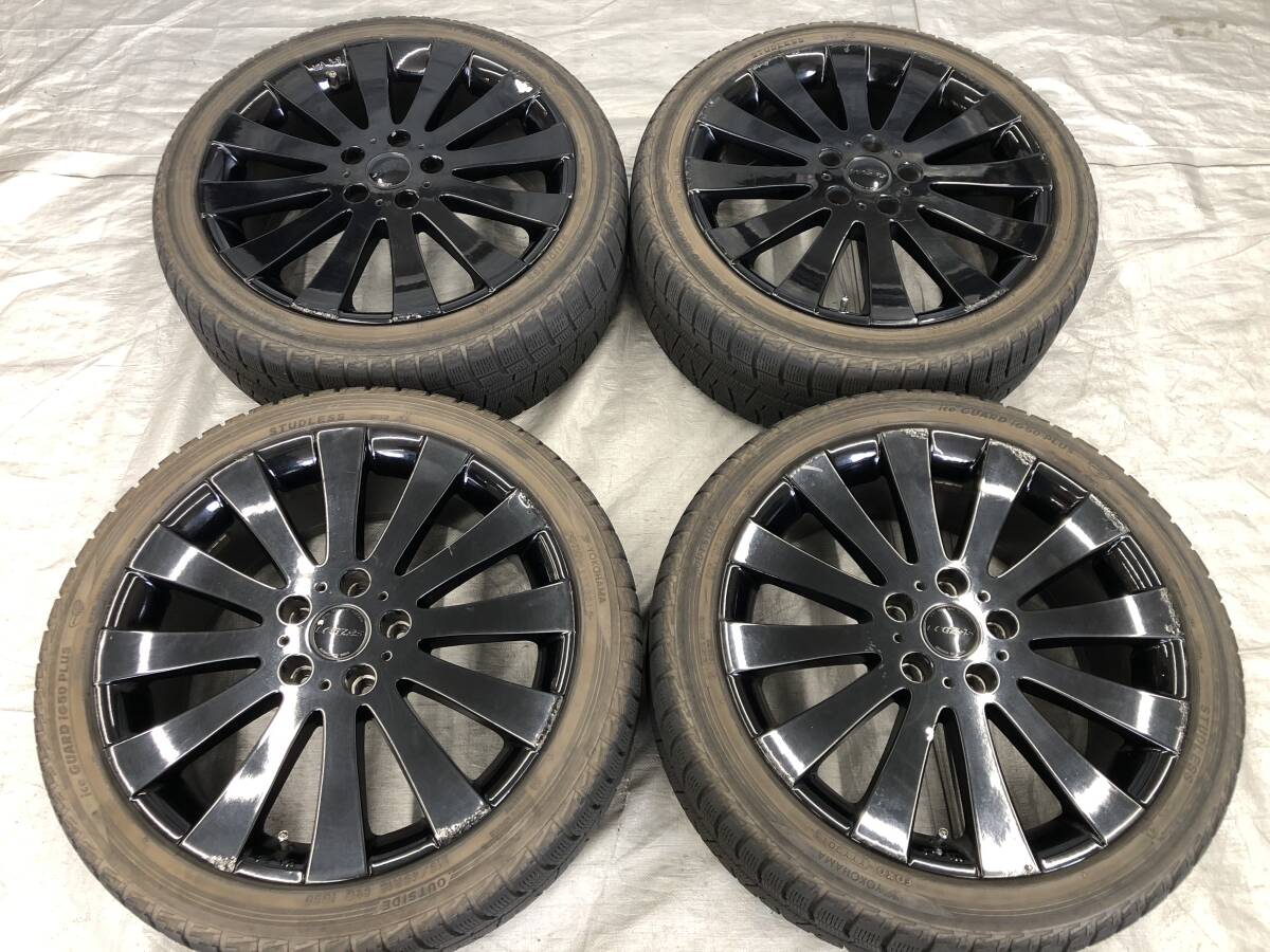 ☆□2507-35 LEGZAS 18インチ 7.5J +55 5H-114.3 ヨコハマ アイスガード iG50PLUS 215/45R18 4本 ヴォクシー ノア アクセラ ビアンテ等拍卖