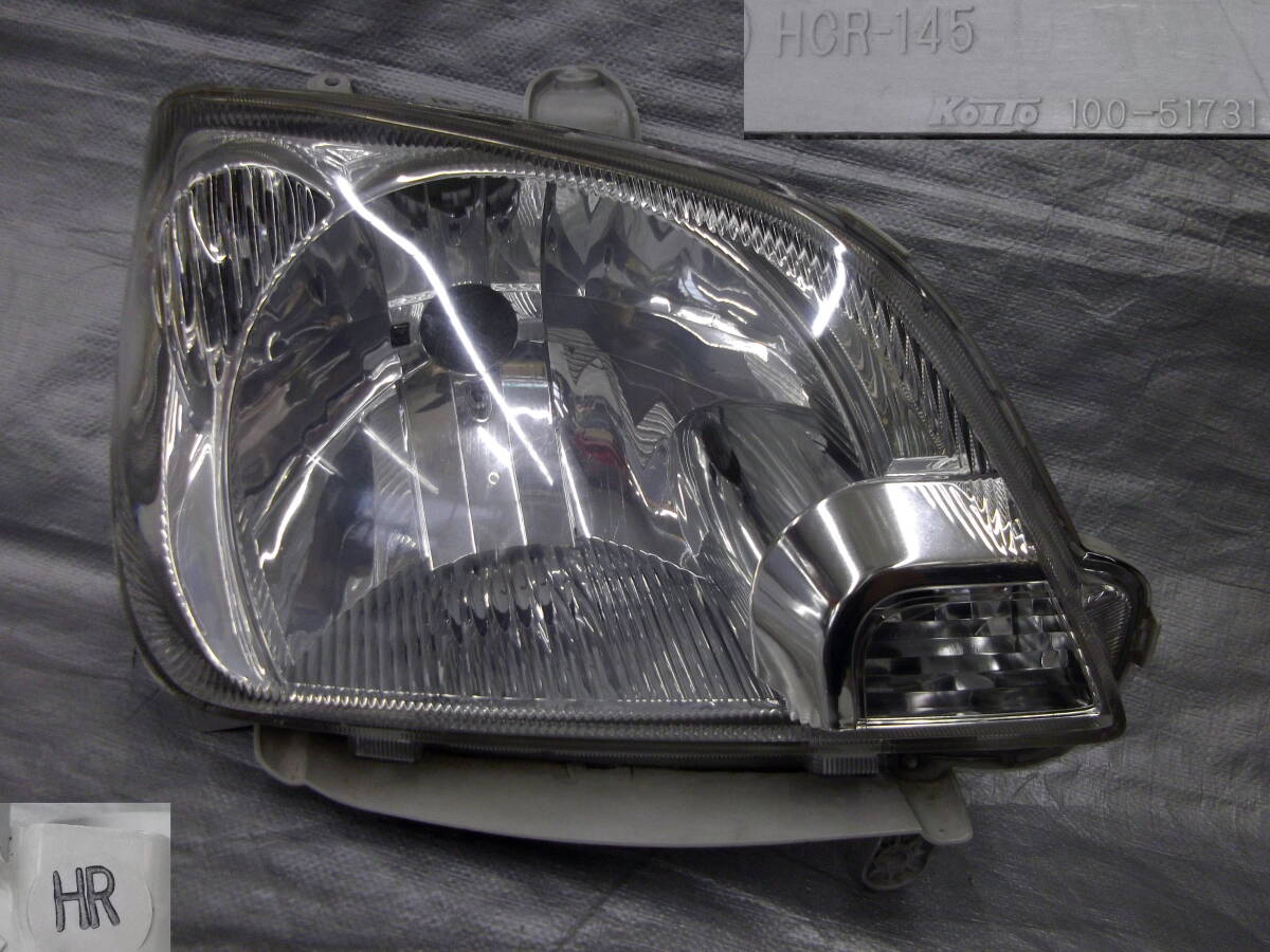 ☆●2507-241L L250S L260S MIRA ミラ 純正 ハロゲン 右 ヘッドライト 打刻HR KOITO 100-51731 破損無 良品!拍卖