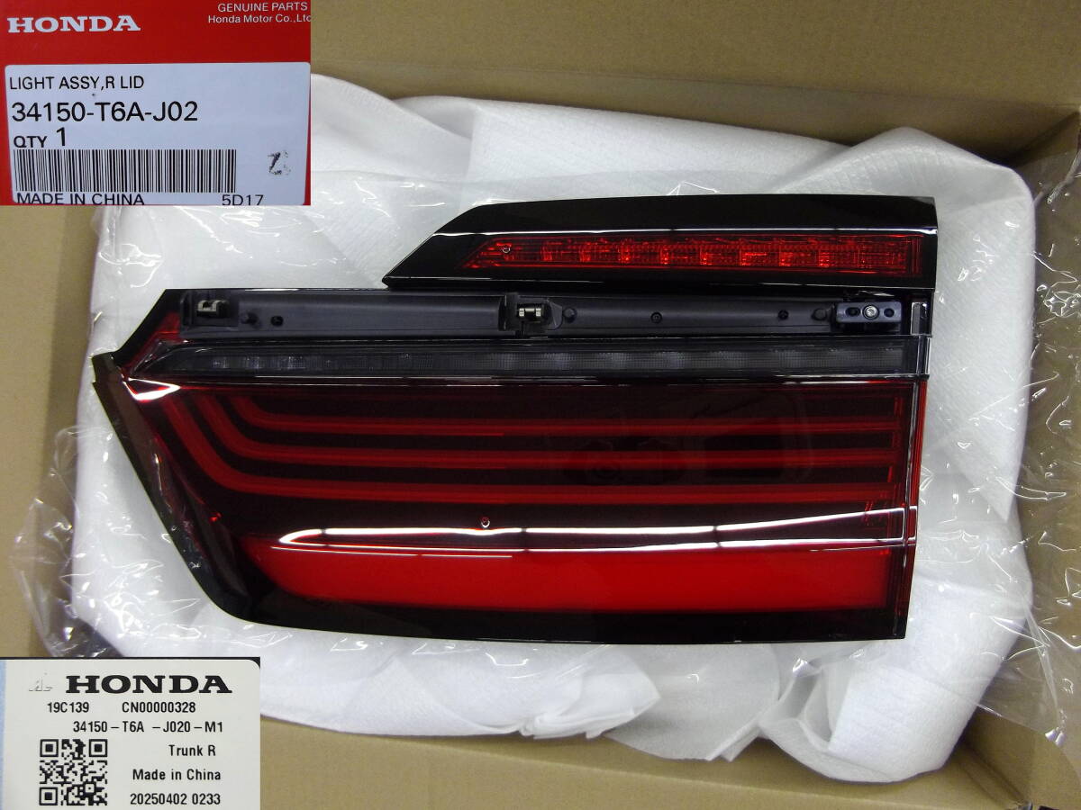 ☆●2507-267L RC4 オデッセイ ハイブリッド 後期 純正 右内側 LED テールランプ 34150-T6A-J020-M1 34150-T6A-J02 新品未使用品!拍卖