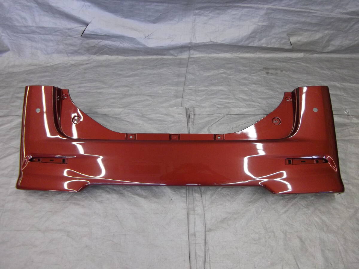 ☆●2507-Y22LL スタート即決! LA600S LA610S TANTO タント カスタム 純正 リアバンパー 赤系色 52159-B2740拍卖