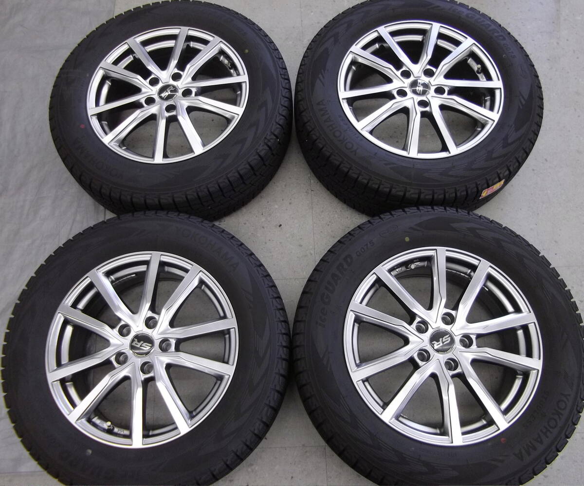 ★●2507-198LL SR 7J 17in +48 PCD114.3 アイスガード iceGUARD G075 225/65R17 8~9分山 バリ山! CX-5 CX-8 エクストレイル アウトバック拍卖