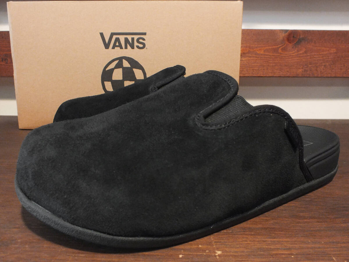 新品 8.0 26.0cm USA企画 VANS MTE HARBOR MULE VR3 BLACK バンズ ヴァンズ スウェード ハーバー ミュール サンダル 黒 ブラック拍卖