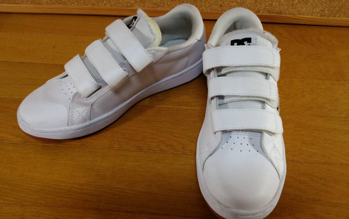 DC SHOES スニーカー 25.5cm 白 送料1000円~拍卖