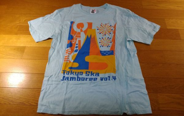 東京スカパラダイスオーケストラ 25th Jamboree Tシャツ SIZE:M 水色 送料215円~ スカパラ拍卖