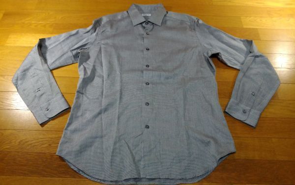 ROBERT FRIEDMAN ロバートフリードマン 長袖シャツ SIZE:42 16 1/2 グレー系 送料215円~拍卖