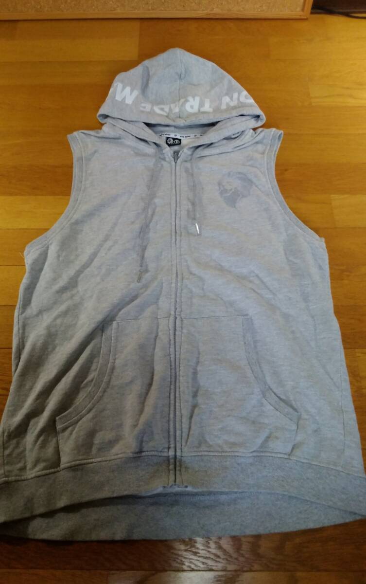 NESTA BRAND ネスタ 袖なしZIPパーカー SIZE:L グレー 送料600円~拍卖