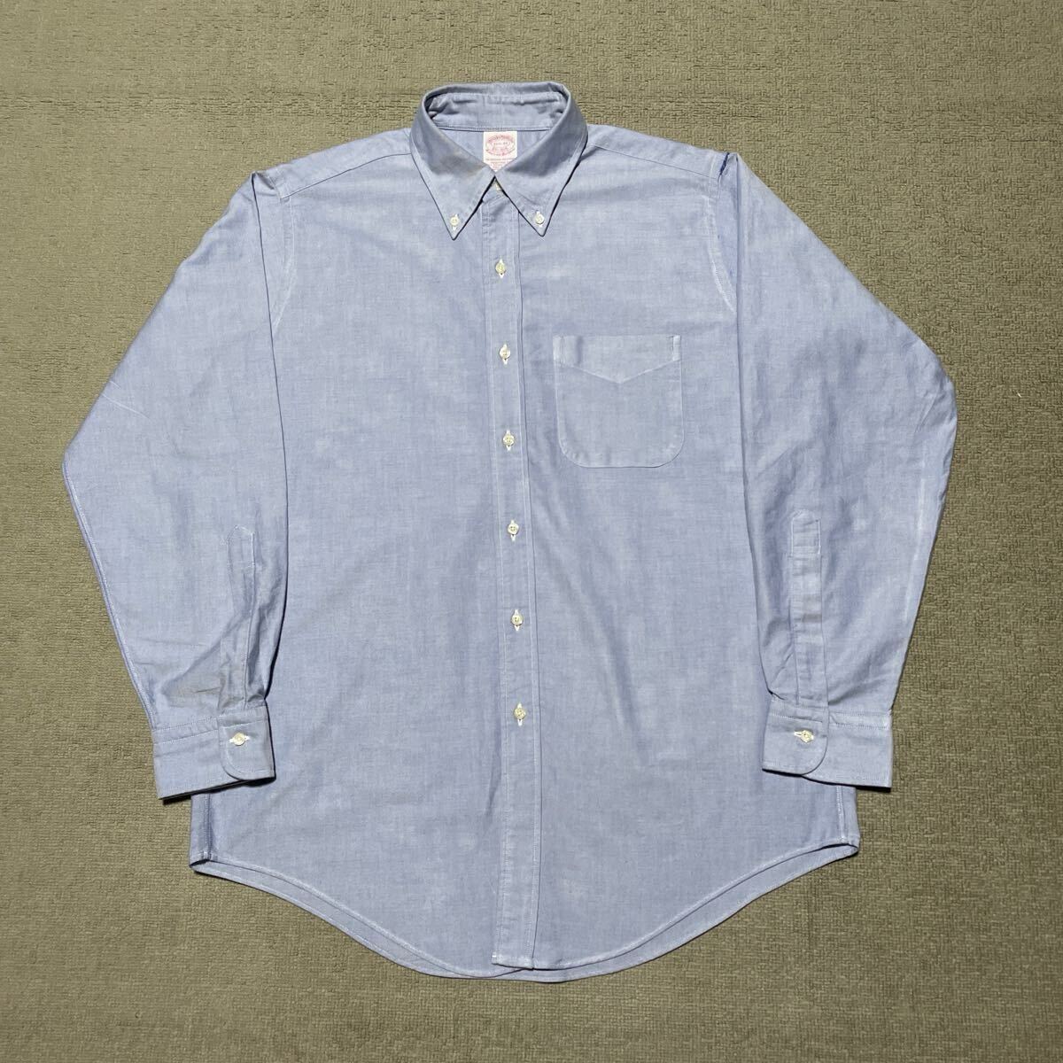 USA製 Brooks Brothers ブルックスブラザーズ makers オックスフォード BD ボタンダウン シャツ 15 1/2 トラディショナルフィット 拍卖