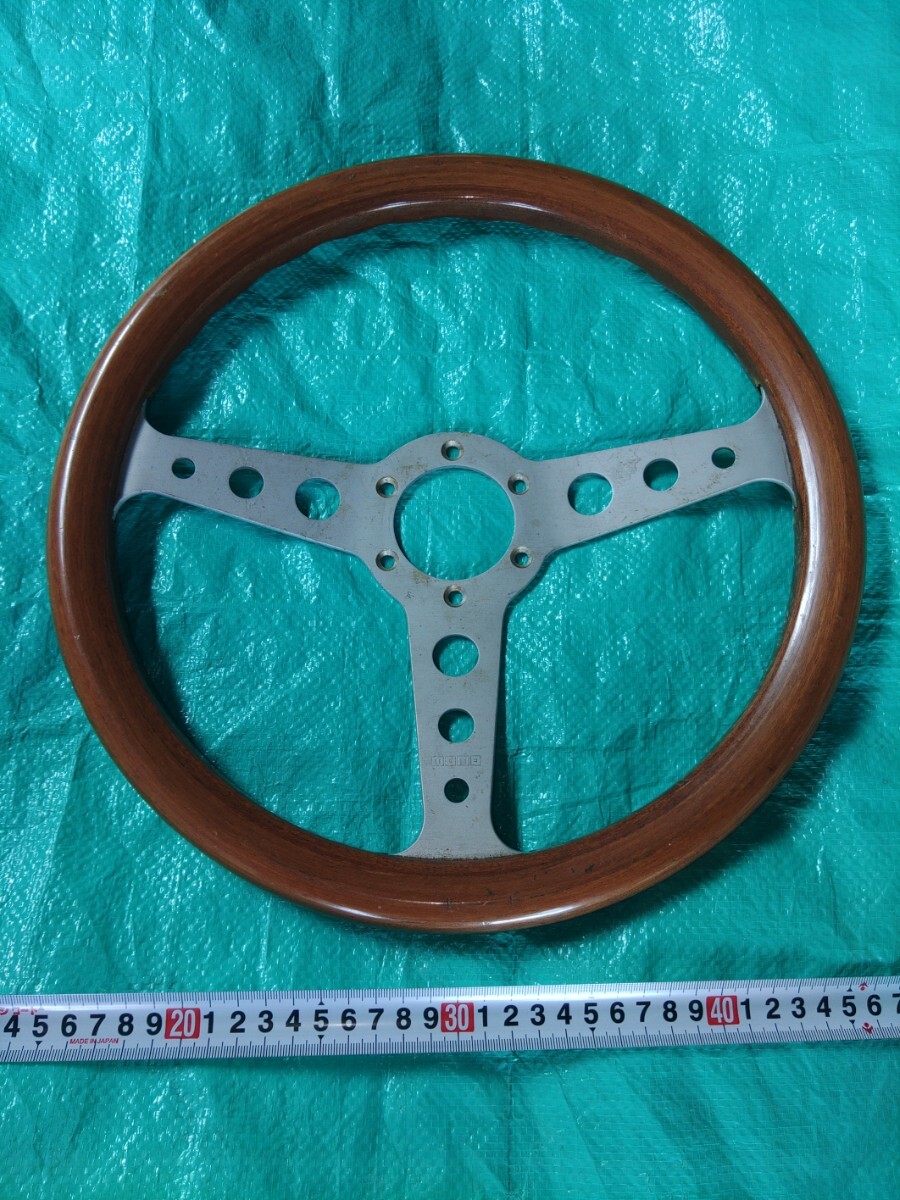 モモ インディ 旧インディ 平インディ  当時物 旧車 INDY ウッドステアリング 9-84 街道レーサー シャコタン キズ汚れ等々有り拍卖