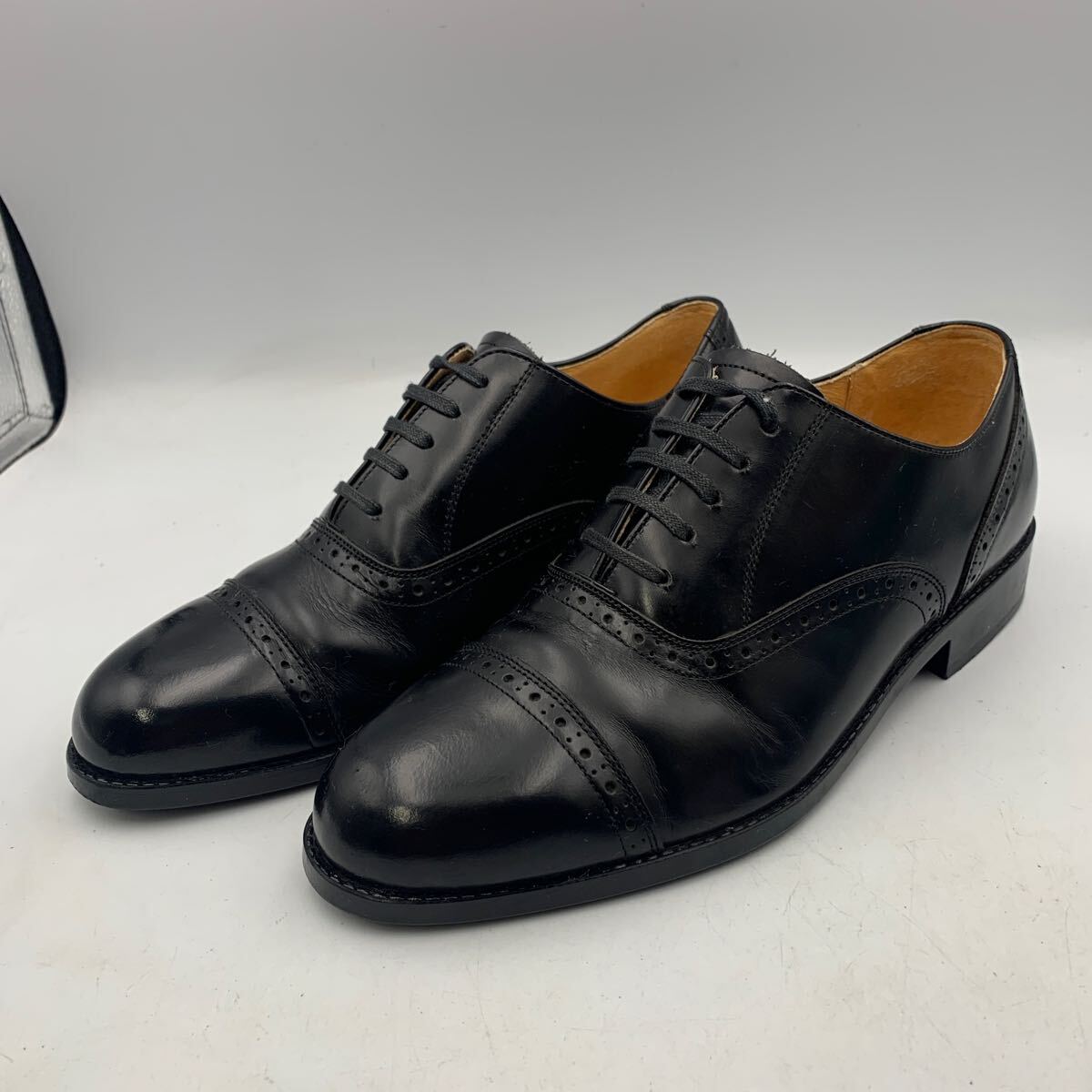 S660 REGAL リーガル メンズ ビジネスシューズ ストレートチップ 内羽根 25cm EEE ブラック レザー 日本製拍卖