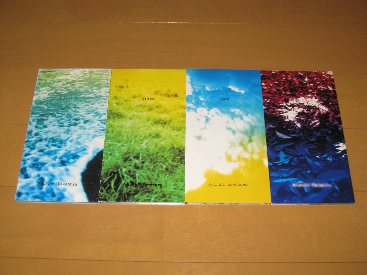 8cmシングルCD4枚コンプリートセット 河村隆一 (LUNA SEA) ♪I love you ♪Glass ♪BEAT ♪Love is...拍卖