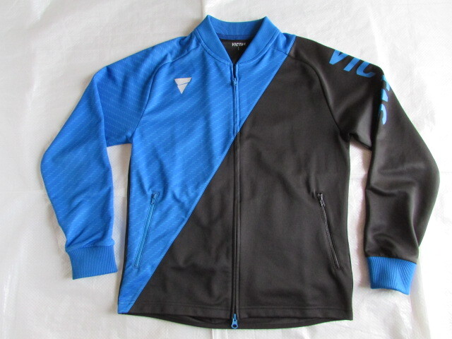 USED品 引っ掛け・引き攣り・毛玉有り メンズ Lサイズ VICTAS 長袖 フルジップ ジャケット ウオーム ジャージ ヴィクタス ビクタス拍卖