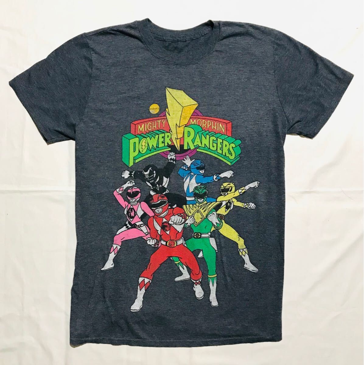 Movie Tee【POWER RANGERS】サイズS/パワーレンジャー/特撮/戦隊モノ拍卖