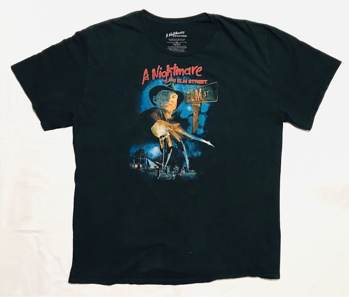Movie Tee【A NIGHTMARE ON ELM STREET】サイズXL/エルム街の悪夢/フレディクルーガー/ホラー/映画Tee拍卖