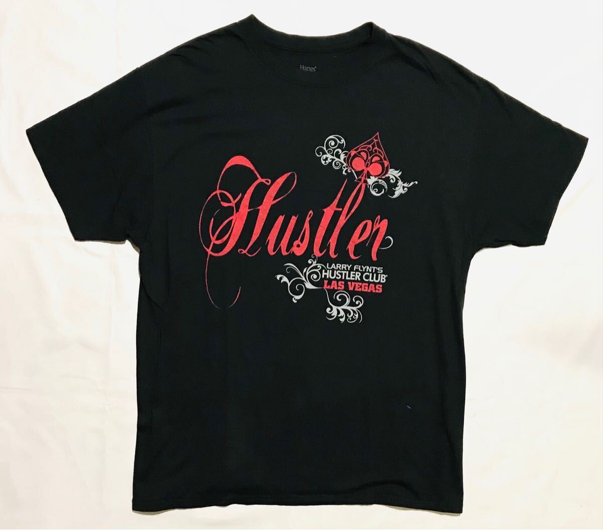 Tシャツ【LARRY FLYNT’S HUSTLER CLUB】サイズL/ハスラー/ラリーフリント/ストリップクラブ/Las Vegas拍卖